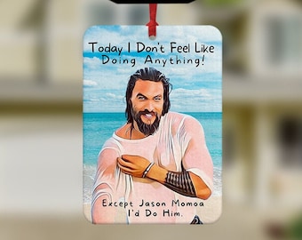 Jason Mamoa Car Air Freshener, Secret Santa Gift, Jason Mamoa Gift, Car Freshie, Jason Mamoa Fan, Funny Air Freshener
