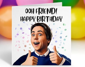 Simon Inbetweeners Birthday Card, Ooh Friend Bday Card, The Inbetweeners Fan, The Inbetweeners Card, Happy Birthday Card