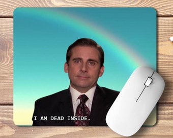 The Office Mousepad, Michael Scott Mouse Pad, Michael Scott Mousemat, Steve Carell Gift