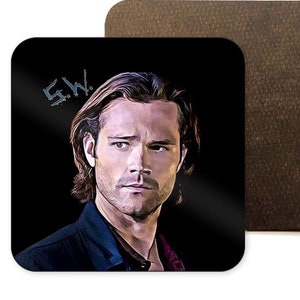 Supernatural Show Coaster, Sam Winchester Drink Coasters, Supernatural Gifts Under 5, Jared Padalecki Fan, Mothers Day Gifts