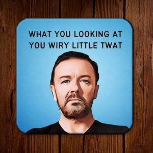 Ricky Gervais Untersetzer, After Life Untersetzer, Ricky Gervais Geschenk, Ricky Gervais Zitat