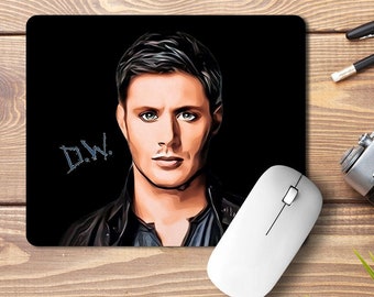 Supernatural Mouse Pad, Dean Winchester Mousepad, Supernatural Gifts, Supernatural Show, Mothers Day Gifts