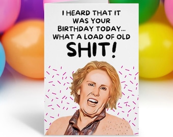 Catherine Tate Birthday Card, Nan Taylor Bday Card, Funny Birthday Card, Funny Greeting Cards, Happy Birthday Card