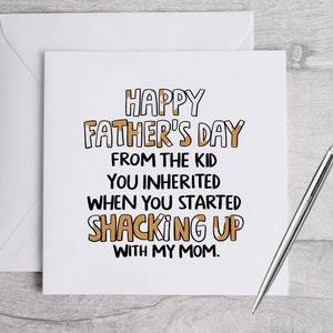 Carte de fête des pères, Cadeau pour beau-père, Cadeaux papa d'enfants, Carte de voeux Meilleur papa de tous les temps, Cadeaux pour papa, Cadeau beau-père