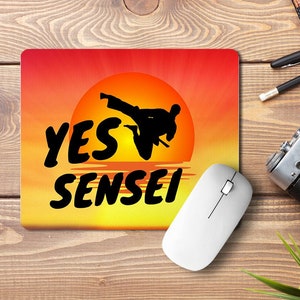 Cobra Kai Mouse Pad, Cobra Kai Gift, Cobra Kai Merch, Karate Kid Mousepad