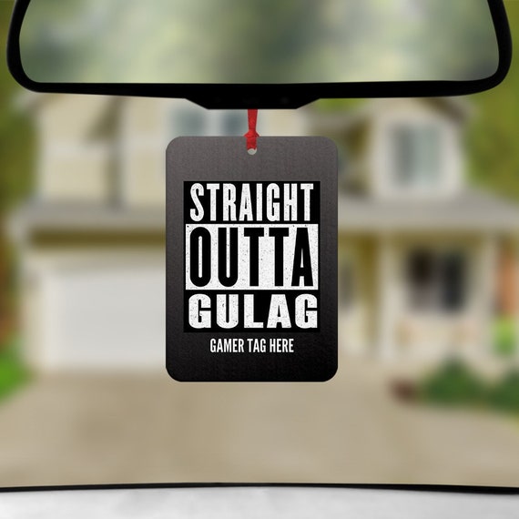 Straight Outta Gulag Air Freshener, Personalisierter Call Of Duty