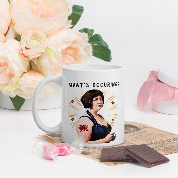 OH Whats Occurring PERSONALISED Mug Nessa quote gift mugs for Gavin Stacey fans OH Whats Occurring PERSONALISED Mug Nessa quote gift mugs for Gavin Stacey fans