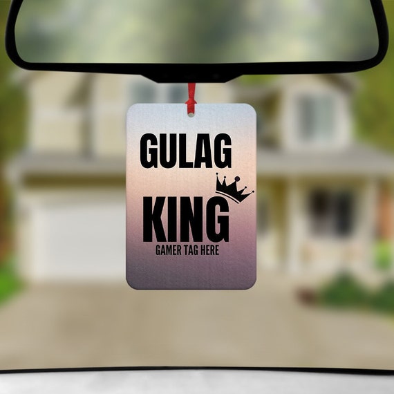 Gulag King Car Freshener, Personalisierter Call Of Duty Air Freshener,  Ehemann Gamer Geschenk Auto Freshie, Lustiges Auto Lufterfrischer - .de