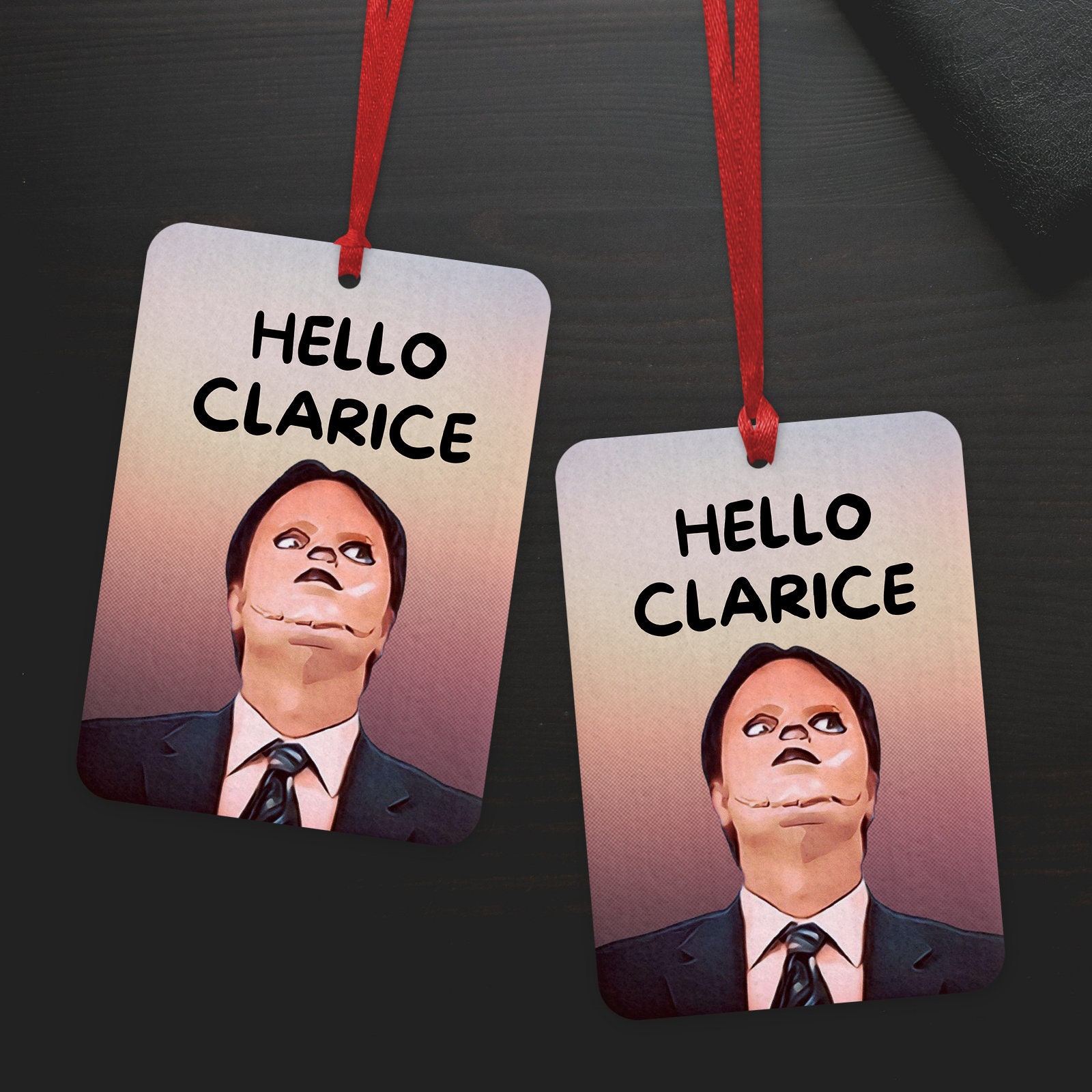 Dwight Schrute Car Air Freshener the Office Car Freshener Etsy UK