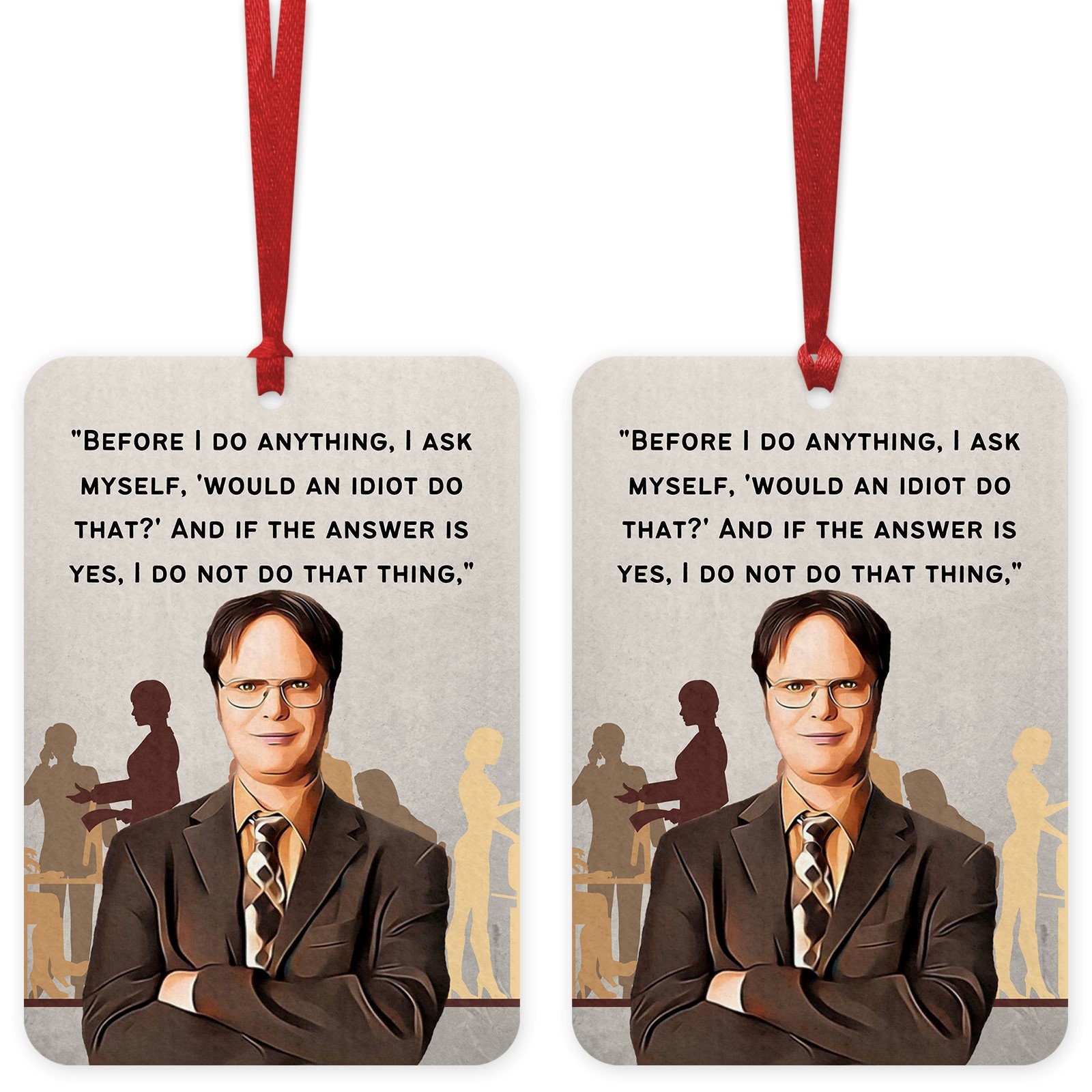 Dwight Schrute Air Freshener the Office Car Freshener Dwight Etsy UK