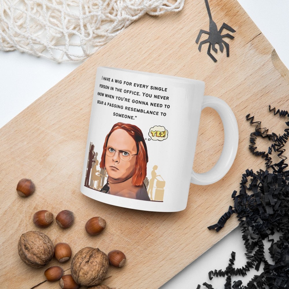 Dwight Schrute Cup the Office TV Show the Office Mug Dwight Etsy UK
