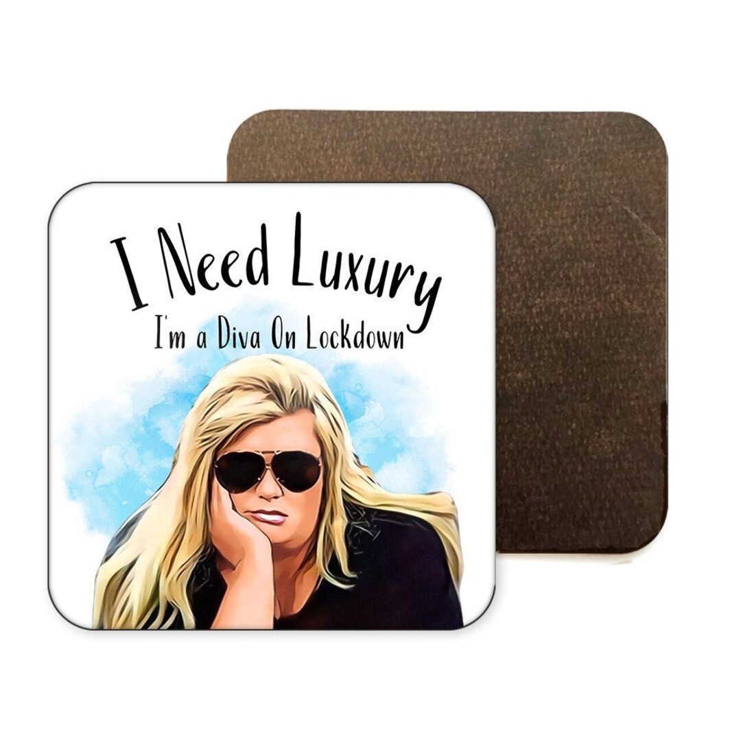 Gemma Collins Coaster, Gemma Collins Drink Coasters, Diva in