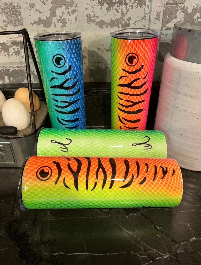 20 Oz Fishing Lure Epoxy Tumblers Etsy