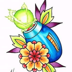 Mega Buster Arm Cannon - Art Print