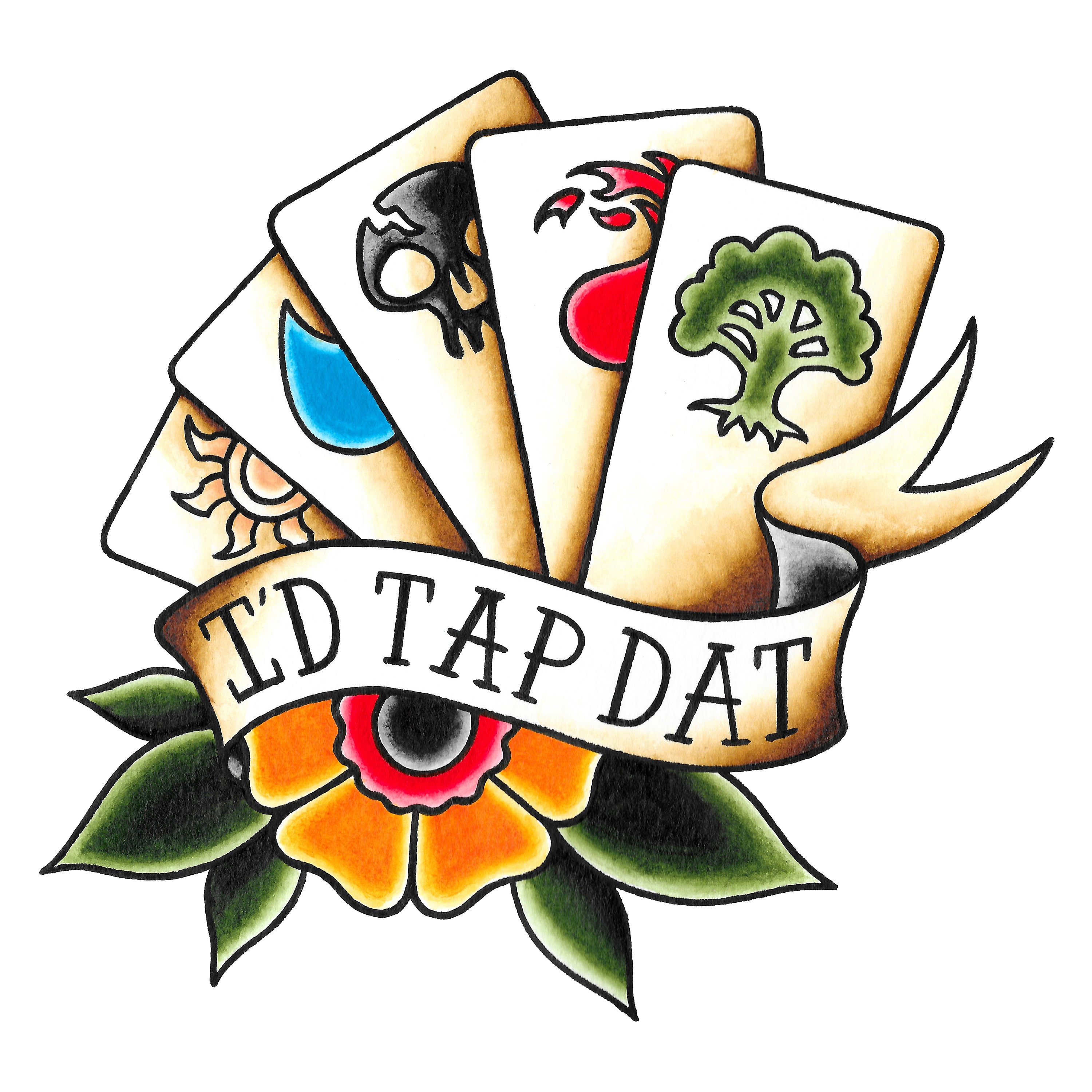 Magic the Gathering Traditional Tattoo Short-sleeve Unisex - Etsy