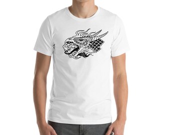 Dragon 2 (Dark) - Short-Sleeve Unisex T-Shirt