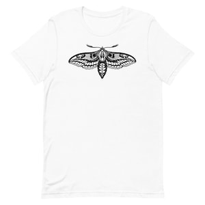Spruce Sphinx Moth (Dark) - Short-Sleeve Unisex T-Shirt
