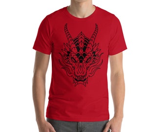 Dragon 1 (Dark) - Short-Sleeve Unisex T-Shirt