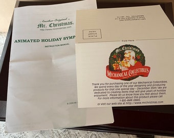 Mr. Christmas Animated Holiday Symphonium - Etsy