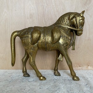 Brass Horse Figure