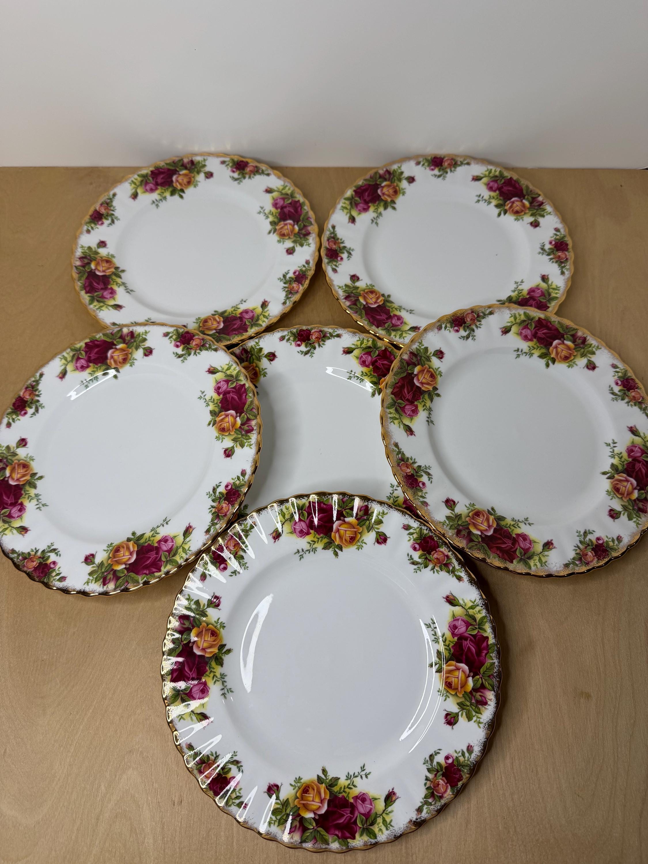 Set of 8 Old Country Rose Serving China - Etsy