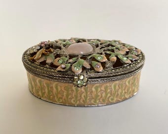 小物入れ JAY STRONGWATER HUMMINGBIRD Jay Strongwater Estee Lauder Hummingbird Trinket Box Swarovski