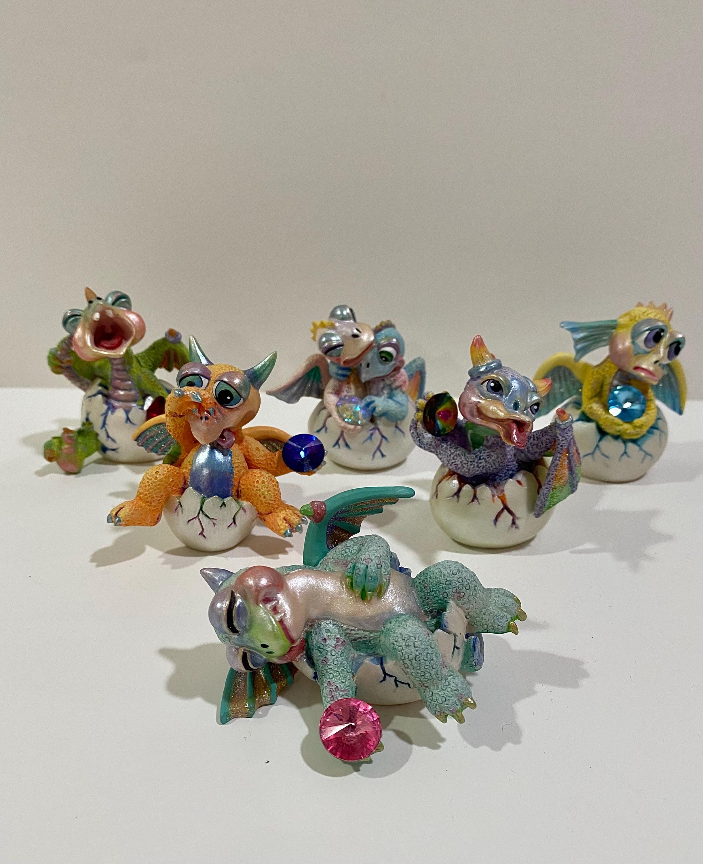 Mood Dragons 台座セット Mood Dragons 台座セット Franklin Mint Mood Dragons Limited Edition