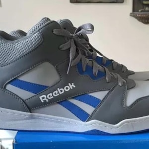 Reebok Composite Toe Classic BB4500 Styling High-Top in Wide Grey Blue