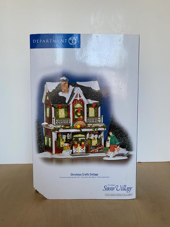 CHRISTMAS CRAFTS COTTAGE! Original Snow Village Department 56