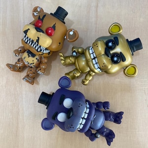 Funko Pop Golden Freddy Five Nights at Freddy&#39;s Shadow Freddy 126- Nightmare Freddy