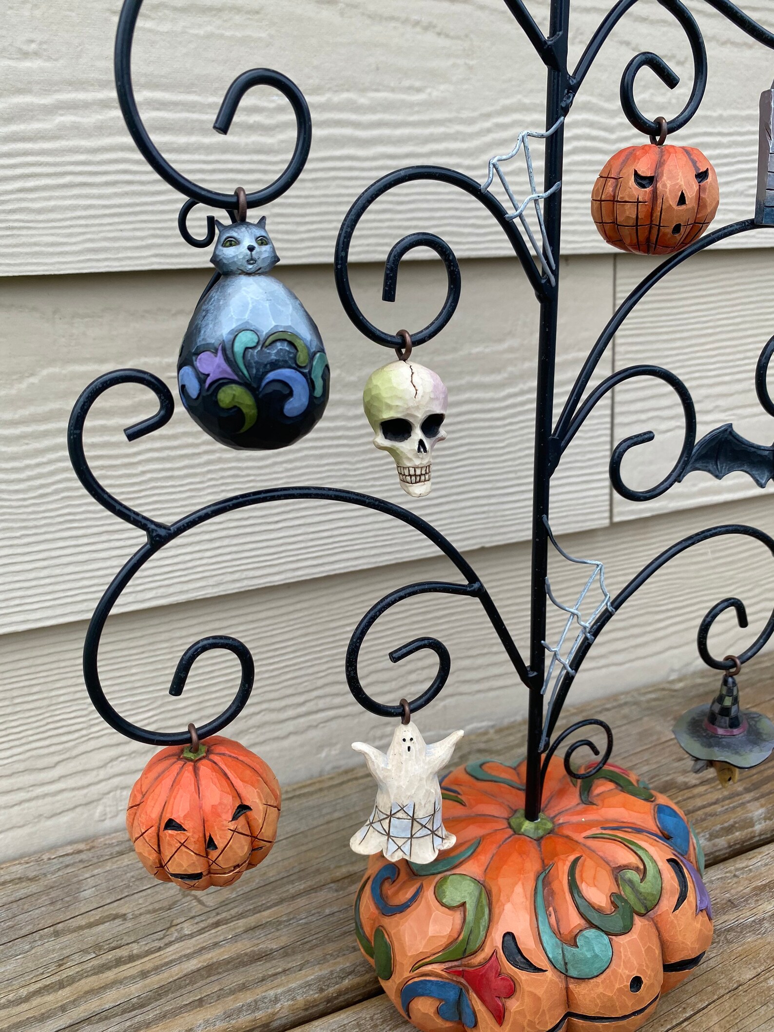 Halloween Tree by Jim Shore, frightful Halloween Ornament Tree by Shore