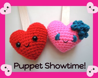 The Happy Heart Puppet Beginner Crochet Pattern PDF Bundle