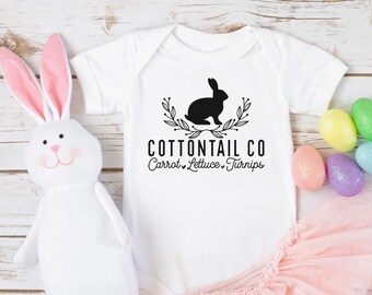 Cottontail Co Easter Bunny Baby Bodysuit, Easter Bunny Baby Outfit, Easter Infant Bodysuit