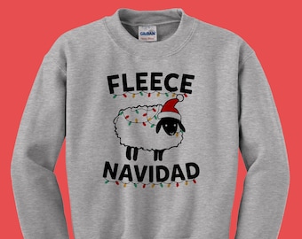 Fleece Navidad Sweater - Etsy