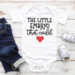 The Little Embryo That Could Baby Bodysuit, Infant Bodysuit, Cute IVF In-Vitro Baby Outfit, Baby Shower Funny Bodysuit Gift