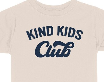 Kind Kids Club Toddler & Kids Youth T-Shirt, Kids Be Kind Shirt