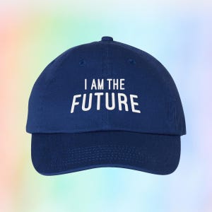 I Am The Future Youth Embroidered Hat | Empowering Embroidered Youth Cap, Toddler Confidence Hat, Inspirational Boys & Girls Hat