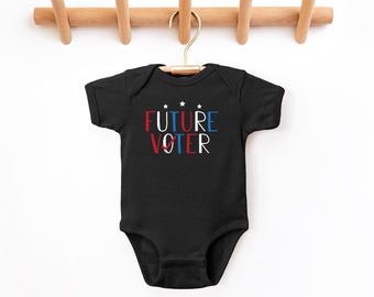 Future Voter Baby Bodysuit, Infant Bodysuit, Cute Political Election 2020 Democrat Republican Baby Outfit