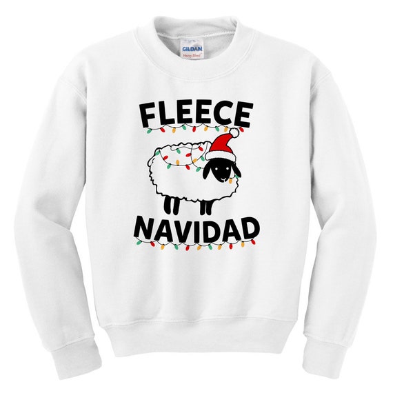fleece navidad sweatshirt