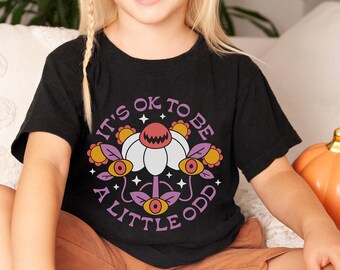 It's OK To Be A Little Odd Toddler & Kids Youth T-Shirt, Funny Kids Tee, Quirky Kids Shirt, Embrace Differences Shirt, Positive Message Tee