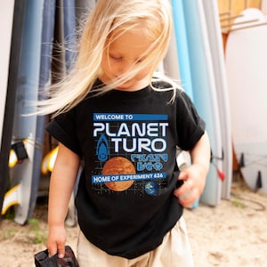 Welcome to Planet Turo Toddler & Kids Youth T-Shirt, Home of Experiment 626 Shirt, Cute Movie Planet Shirt, Kids Graphic Tees