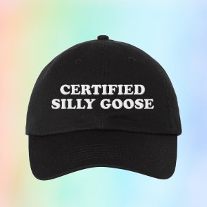Certified Silly Goose Youth Embroidered Hat, Kids Hat, Funny Kids Hat, Cute Kids Hat