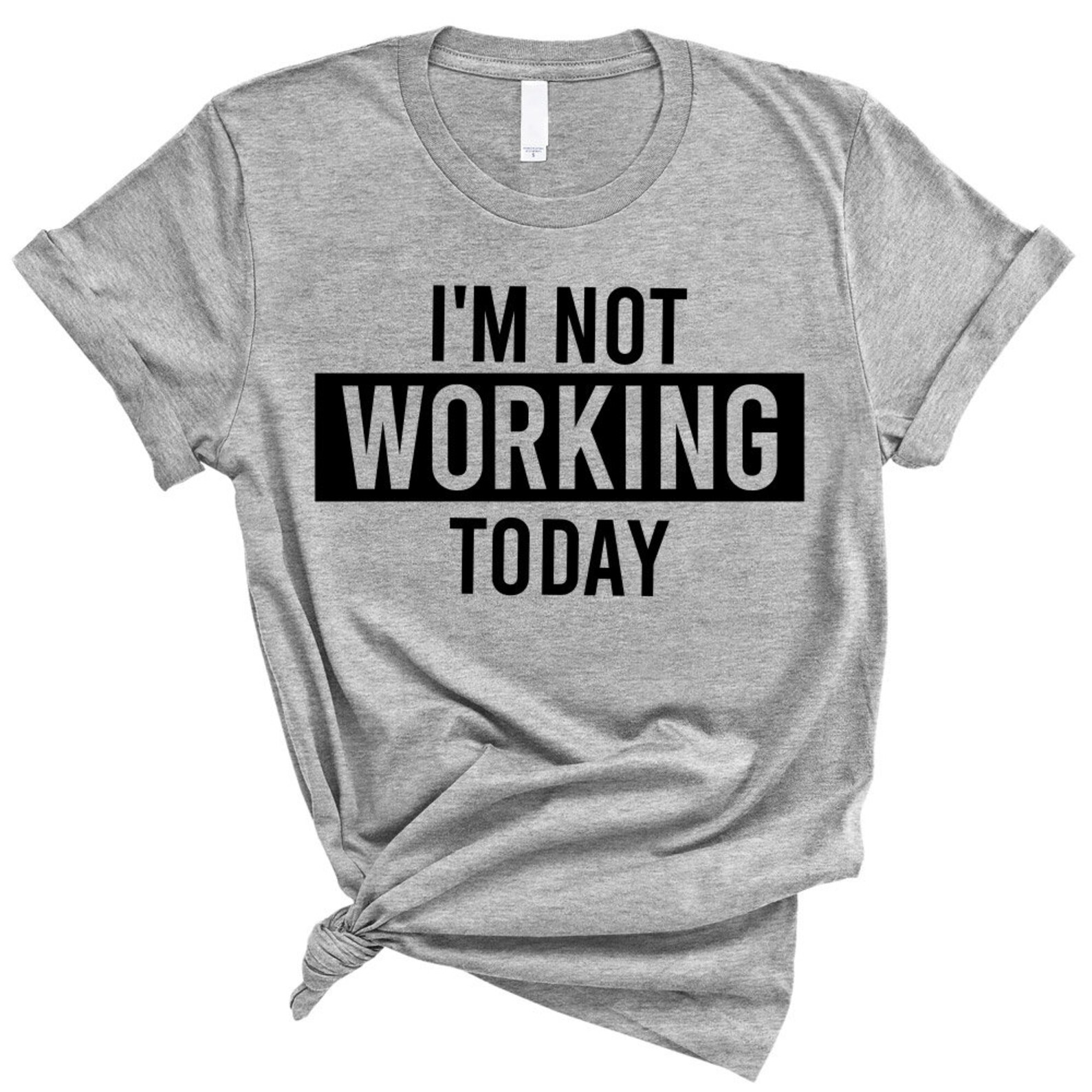 I'm Not Working Today and Me Neither Grey Mommy and Me Etsy
