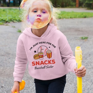 Baseball Sister Toddler Hoodie, Little Sister Hoodie, Baseball Kids Hoodie, Baseball Girls Hoodie, Family Baseball Hoodie, Game Day Hoodie