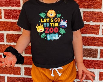 Let's Go To The Zoo Toddler & Kids Youth T-Shirt, Kids Animal Shirt, Kids Zoo Shirt, Safari Shirt, Kids Animal Lover Graphic Tee