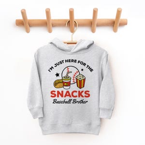 Baseball Brother Toddler and Youth Hoodie, Kids Baseball Hoodie, Boys Baseball Hoodie, Family Baseball Hoodie, Game Day, Baseball Sports