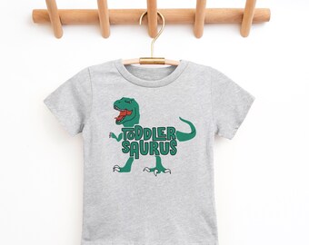 Toddler Saurus Toddler & Kids Youth T-Shirt, Dino Tee, Dinosaur Shirt, Boys Dinosaur Shirt, Dinosaur Graphic Tee, Graphic Dinosaur T-Shirt