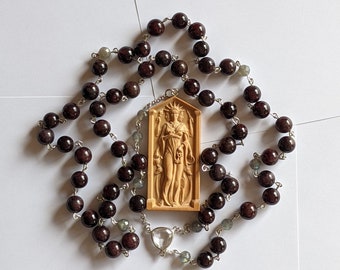 Hekate Golden Ratio Gemstone Rosary - Made to order -