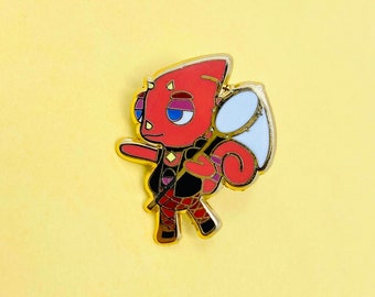 Flick Enamel Pin