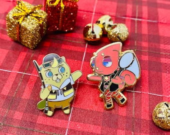 Flick & CJ Enamel Pin Bundle